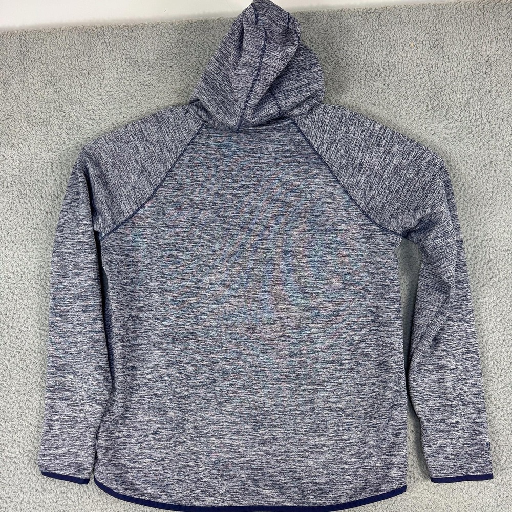 Under Armour Hoodie Womens Large Blue Storm 1 ColdGear Pullover Fleece‎ 1280690 - Picture 8 of 14